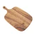 Import Factory outlet wooden cutting board with handle, Bread board acacia wood cutting board from China