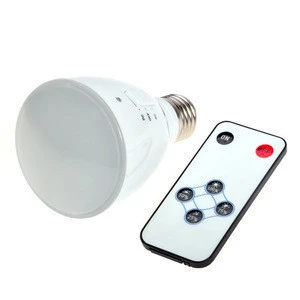 Factory Price 3W 4W 6W 7W E26 E27 Emergency Magic Rechargeable Led Bulb With Remote