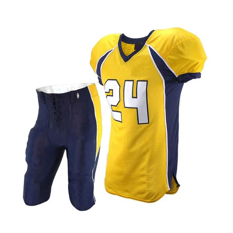 Factory Price American football uniform set Wholesale Custom american football jersey