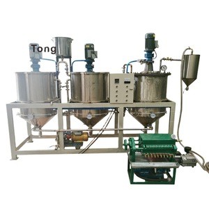 Factory supplied Palm red oil refinery Coconut oil refinery machine Nut oil refinery machine