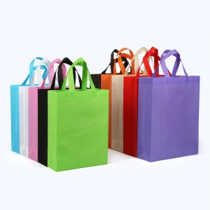 Factory supplier promotional cheap nonwoven shopping bags with logo