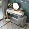 Factory supply adjustable multifunctional light luxury vanity dressing table set