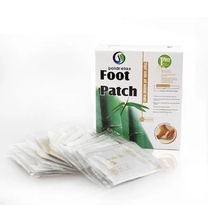 Factory supply healthcare bamboo vinegar detox foot patch