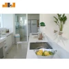 Factory supply polished white kitchen counter top