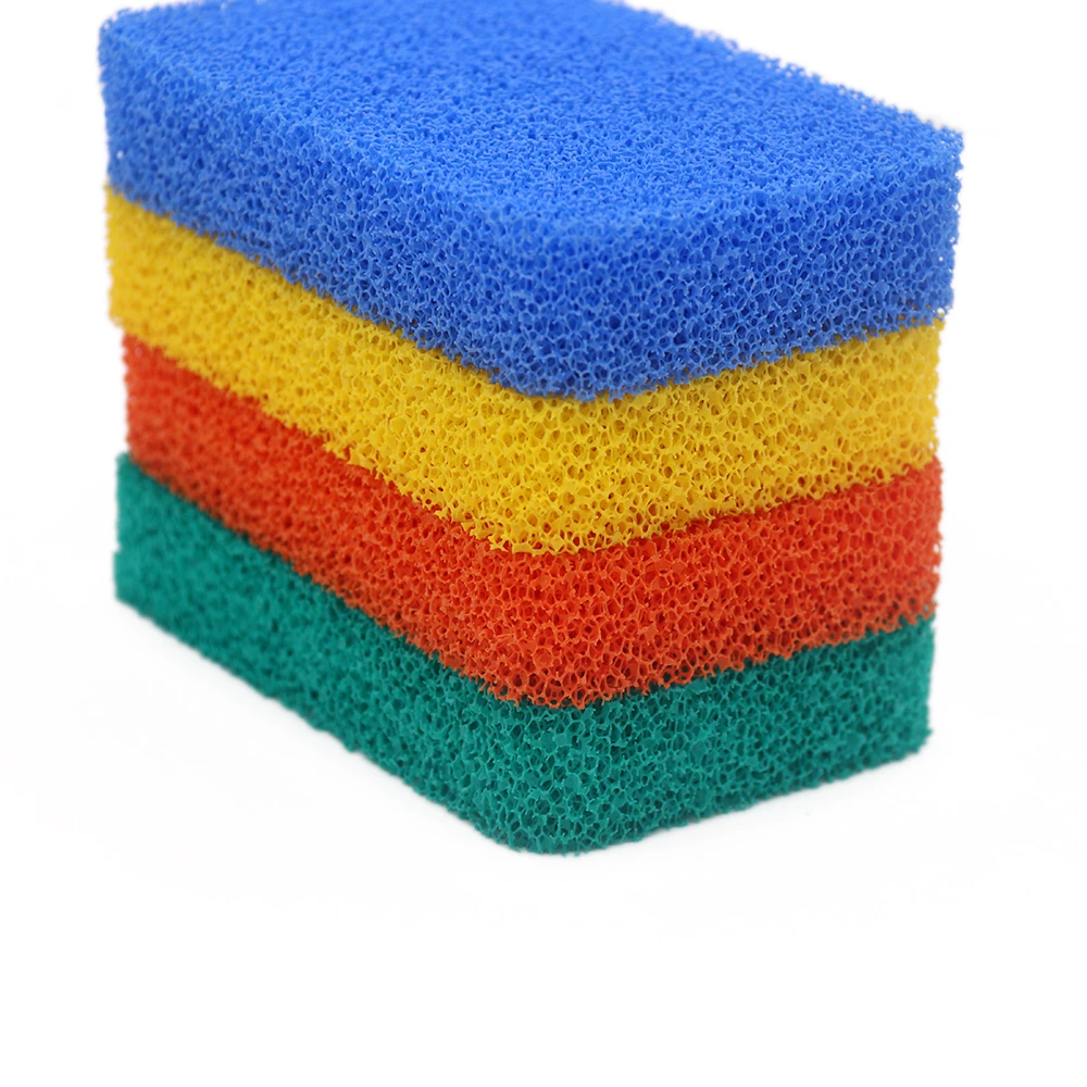 Factory Supplying sponge sheet sponge scouring pad in rolls sponge scourer pad