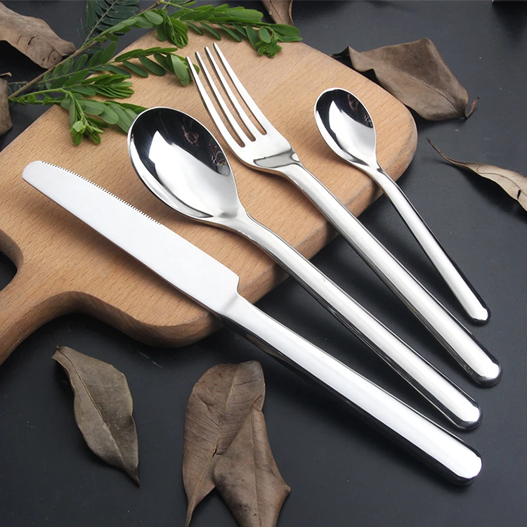 Fancy Design Knife Fork & Spoon Cutlery Stainless Steel Kitchen Knife Set