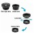 Import Fancy Tech Universal Super Three-in-One zoom Wide Angle Lenses telescope Camera Lenses for Most Phone or Tablets from China