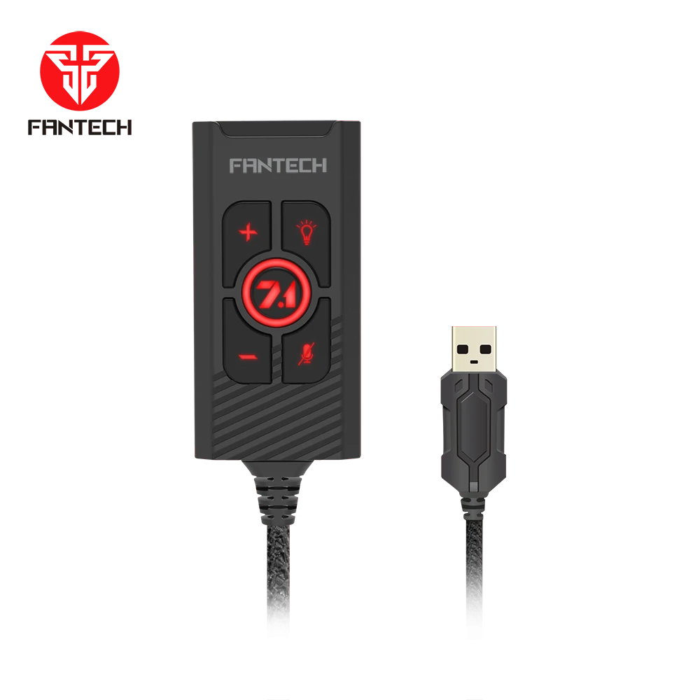 Fantech AC3002 External Audio 7.1 Stereo Channel USB Sound Card