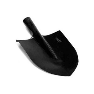 Farming Garden Carbon Steel Round Spade Metal Shovel Head with Wooden Long Handle