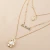 Import Fashion Abalone Shell Accessories Multilayer Pearl Shell Inlaid Necklace Metal Pendant Necklace Sweater Chain from China