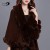 Import Fashion Trend Custom New Design Faux Fur Coat Rabbit Fur Cashmere Shawl Women Fur Coat from China