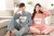 Import Fashion Warm Flannel Thick Long Sleeve Pants Sleep Lounge Sets  Winter Turn-down Collar Female Homewear couple flannel pajamas from China