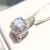 Import Fashion Womens Jewelry Square CZ Crystal Pendant Necklace from China