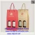 Import Fashionable City Black Kraft Paper Red Wine Package Hanging Gift Bag from China
