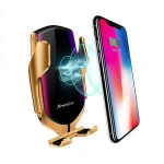 Fast QI car charger Automatic clamping R1 wireless charger Car Phone Mount Magnetic 10W Quick Wireless Mobile Charger
