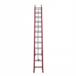 FGEH40 step fiberglass extension ladder