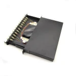 fiber optic patch panel duplex cold rolled metal 24 port