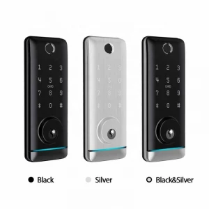Fingerprint Tuya APP Smart Lock door handle electronic digital WiFi