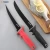 Import Fishing Fillet Knife Fish Cleaning Knife Customized Electric Newly Designed 5cr15mov 7inch Filet Knife Stainless Steel Black Red from China