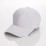 Fitted baseball cap with knitted and printing sandwich brim baseball cap sweatband without logo