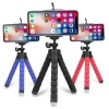 Flexible Sponge Octopus Mini Tripod for iPhone/Samsung/Huaweis Mobile Phone Smartphone holder for Gopros Camera Accessory