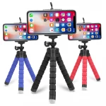 Flexible Sponge Octopus Mini Tripod for iPhone/Samsung/Huaweis Mobile Phone Smartphone holder for Gopros Camera Accessory