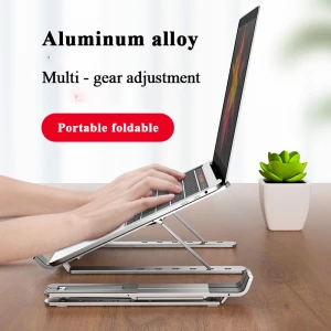 Foldable Laptop tablet Stand With Cooling Fan Heat Dissipation For Desktop MacBook Air Pro Stand Notebook Holder HP DELL Cooler