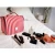 Import Folding stripes hanging travel waterproof personalized toiletry cosmetic bag from China