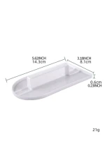 Food Grade Plastic Cake Smoother Tool with Handle Cake Polisher Cake Cream Smoother Polishing Tool