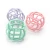 Import Food Grade Silicone Baby Teething Ring Toy Baby Key Chain Silicone Wood Teether Bead Bracelet from China