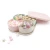 Import Food Grade Wheat straw plastic food container box Nuts Dried fruit plate snaker candy tray with lid from China