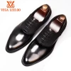 Formal men leather shoes Genuine Leather Oxfords Shoes  high quality  mens casual Handmade dress Shoes