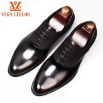Formal men leather shoes Genuine Leather Oxfords Shoes  high quality  mens casual Handmade dress Shoes