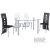 Import Free Sample Bazhou Hebei Factory Glass Dinning Room Furniture Dinning Table Set 6 Chairs Dining Furniture from China