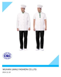 french designers chef white cotton cook workwear uniform