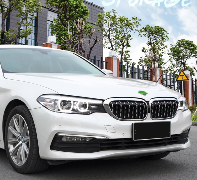 Front Kidney Grille For BMW New 5 Series G30 G38 2011-Diamond Grille Meteor Style Front Bumper Grill Car Styling