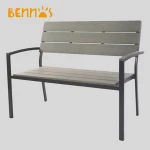 Full Alu Plastic Wood Garden Patio Bench