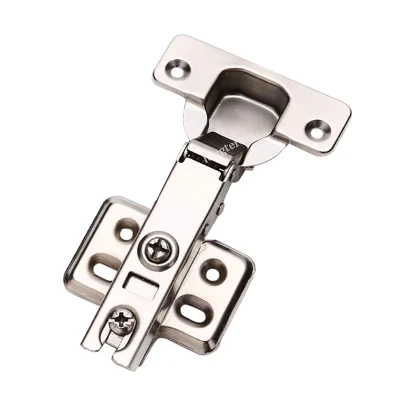 Full-Overlay Inset Fixed Self-Discharging Soft Closing Hydraulic Cabinet Hinge