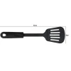FX-AA164 Kitchen Spatula -Nylon Slotted Turner - Sturdy Handle kitchen cooking tools (black)