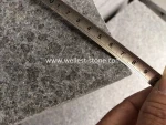 G684 dark black granite pavers, granite paving slabs for outdoor