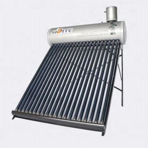 Galvanized Steel Plate Type Solar Water Heater Low Non Pressure Bearing Vacuum Tubes Solar Water Heater
