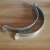 Galvanized Steel U Shape 2 mm Thickness Saddle Clamps for Pipe Fittings