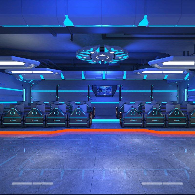 Buy Gaming Hotel Design And Decoration Game Center Light Design Esports ...