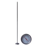 Garden agricultural long probe compost thermometer
