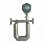 Gas liquid multiphase flow Coriolis mass flowmeter