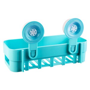 GB-097 High quality Powerful double suction cup rack Bathroom accessories Suction wall-mounted type Traceless  storage shelf