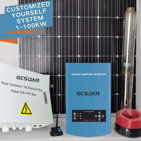 GCSOAR MPPT Single Phase 1HP Built-in Booster  DC Solar Pump Inverter with Free Consultation Service