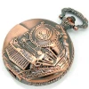 gift for men train pocket watch with chain