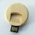 Import Gift USB Pen Drive 2gb 4gb 8gb 16gb 32gb Custom Logo OEM Wood Round Shaped USB Flash Disk from China