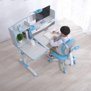 GMYD Children Furniture Kids Study Table Height Adjustable Desk